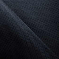 Ткань Оксфорд 300D PU Рип-Стоп СОТЫ, цвет Черный (на отрез)  в Тольятти