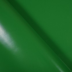 Ткань ПВХ 450 гр/м2, Зелёный (Ширина 160см), на отрез  в Тольятти