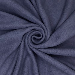 Ткань Флис Односторонний 130 гр/м2, цвет Темно-серый (на отрез)  в Тольятти