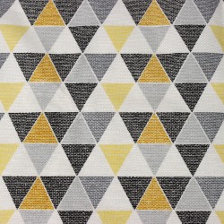 Интерьерная ткань Дак (DUCK), принт &quot;Малые Треугольники&quot; (на отрез)  в Тольятти