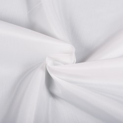 Ткань подкладочная Таффета 190Т, цвет Белый (на отрез)  в Тольятти
