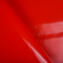 Ткань ПВХ 450 гр/м2, Красный (на отрез)  в Тольятти