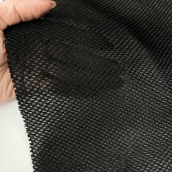 Сетка 3D трехслойная Air mesh 165 гр/м2, цвет Черный (на отрез)  в Тольятти