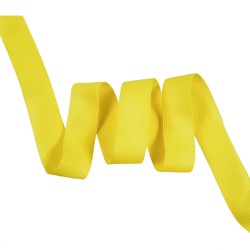 Окантовочная лента-бейка, цвет Жёлтый 22мм (на отрез)  в Тольятти
